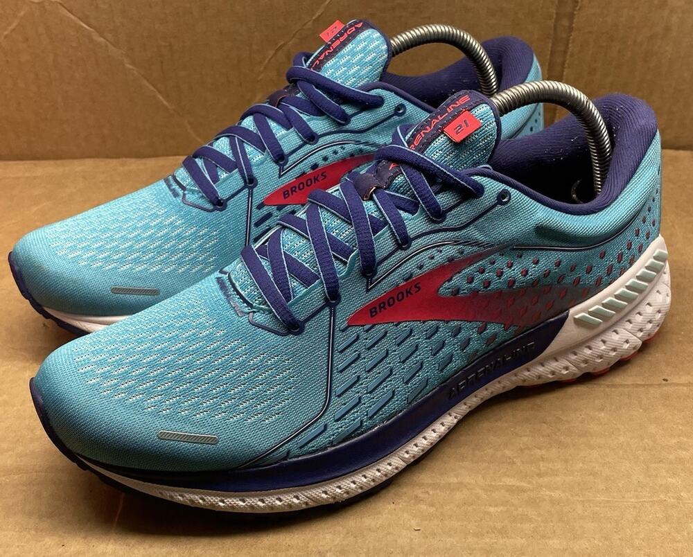 Brooks Adrenaline Blue Running Shoes Womens Size 10.5 Fast Shipping
